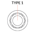 Medentika - K Serie - Titanium base ASC Flex - Type 1/SF - NP 3.5 GH 0.5 H 4.5-6.5 mm