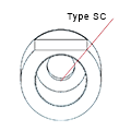 Medentika - C Serie - Titanium base ASC Flex - Type 1/SC - D 5.0 GH 0.35 H 3.5-6.5 mm