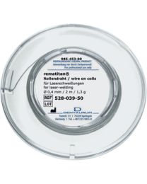 Dentaurum - Rematitan® Wire On Coils Titanium - Ø 0.4 mm - 2 m - (1 pc)