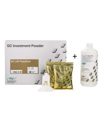 GC - LiSi PressVest - Powder + Liquid - (60 x 100 g + 900 ml)