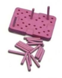 Mestra - Pink Tray For Ceramic Furnace With 20 Pins - (1 pc)