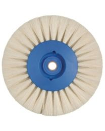 Hatho - Lathe Brush - White Goat Hair - 4 Rows Flat - Ø 80 mm - (12 pcs)