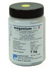 Megadental - Meganium fmS CoCrMo Alloy - For Ceramic Works - (1 kg)