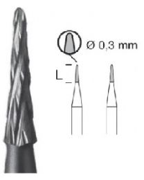 Busch - Carbide Bur - Excavating And Fissure - HP - (2 pcs)