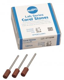 Shofu - Lab Series Stones HP - No. 3 Coral - (12 pcs)