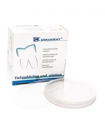 Erkodent - Erkodur S - 0.80 mm - Ø 120 mm - Clear - (20 pcs)