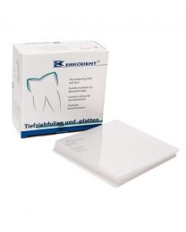 Erkodent - Erkodur S - 0.80 mm - 125 x 125 mm - Clear - (20 pcs)