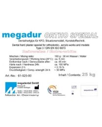 Megadental - Megadur Ortho Spezial X-White - Class 3 - Acrylic Technique - (25 kg)