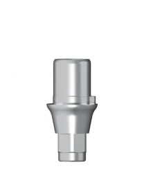 Medentika - CX Serie - Titanium base Zirconium Abut. - D 3.75-4.8 GH 1.15 H 3.5 mm