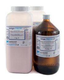 Megadental - Mega PRESS LV - Cold Curing Resin & Liquid - (2 kg + 1 l)
