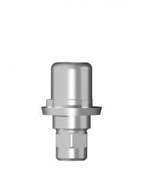 Medentika - T Serie - Titanium base Zirconium Abut. - D 4.5 GH 0.6 H 3.5 mm