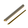 LV BAR MICRO RIDER PALOR - GOLD-PALLADIUM + SM - (5 cm)